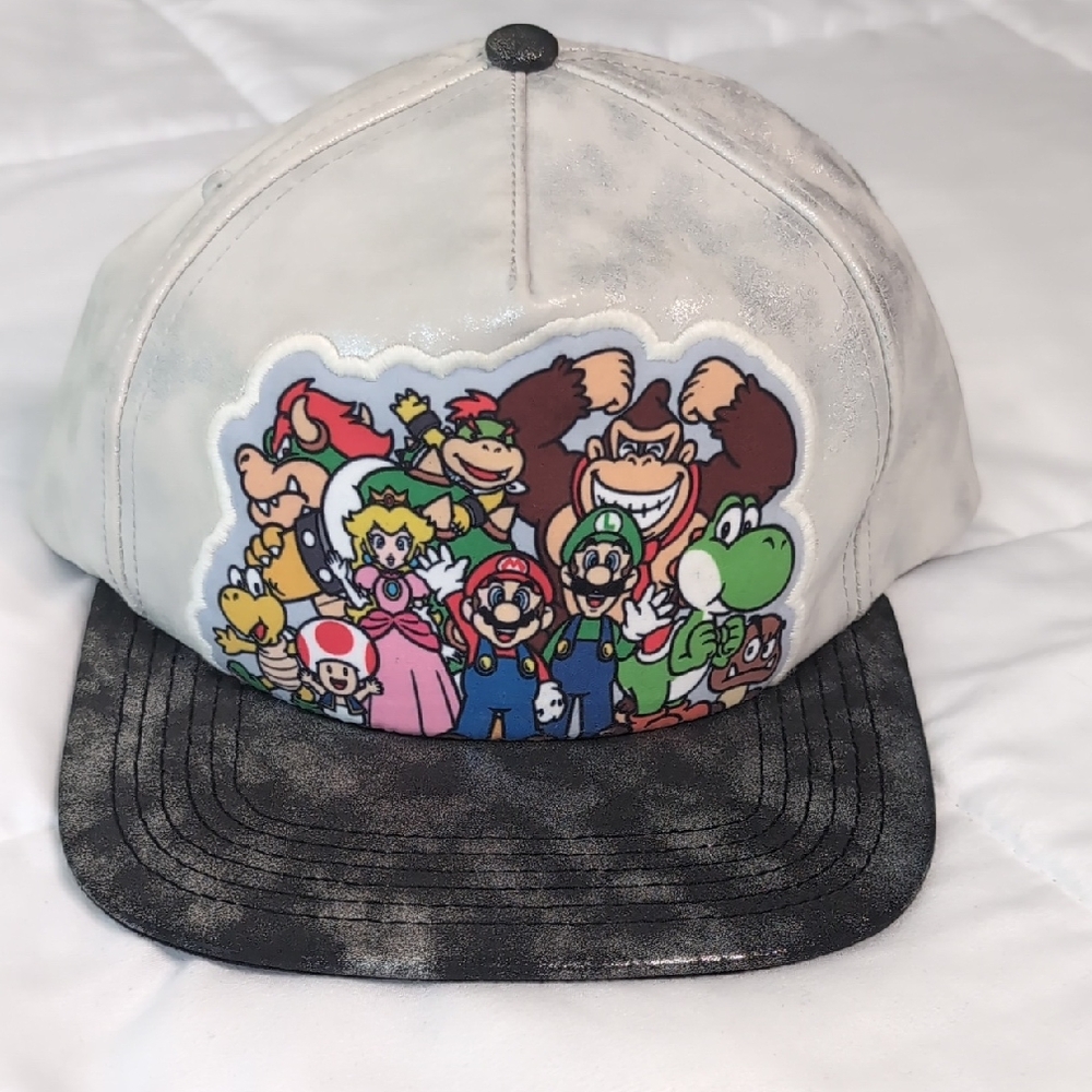 Nintendo Super Mario Black and White Cap